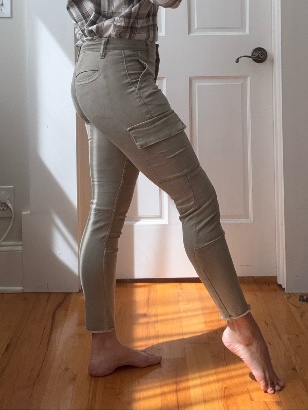 Joe’s Jeans The Charlie Cargo High Rise Skinny Ankle Pants Size 27